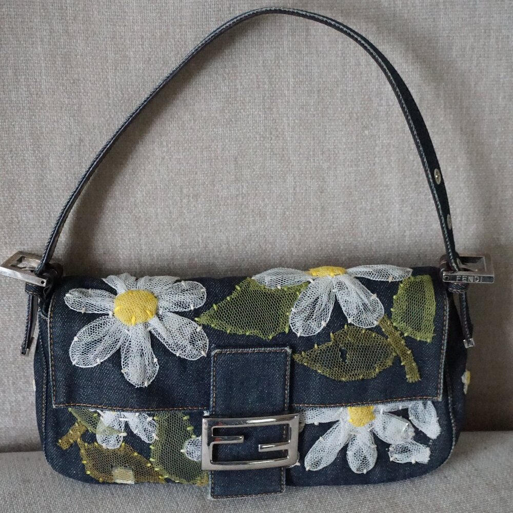 Fendi Denim Baguette